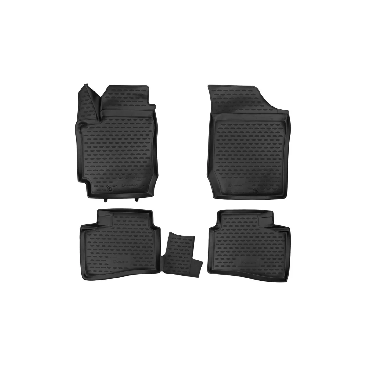 Коврики 3d в салон kia cerato koup, 2009-2013, 4 шт.(полиуретан)(киа сирато