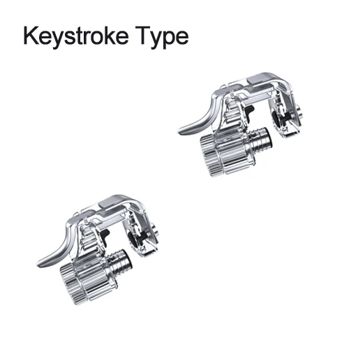 keystroke Type Игровой триггер для мобильного телефона ROCK для PUBG, джойстик, кнопка огня, Aim L1 R1, ключ L1R1, контроллер шутера для мобильных телефонов, игры на Android - Цвет: keystroke Type