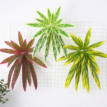 

Simulation Gladiolus Leaf Over Gum Leaf Artificial Simulation Plant Decoration Wedding Garden Plant Wall Green Plant Decoration