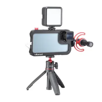 

Metal Phone Cage For IPhone 11/11 Pro/11 Pro Max 17mm Interface Cage Vlog Video Accessory For Lens 2020