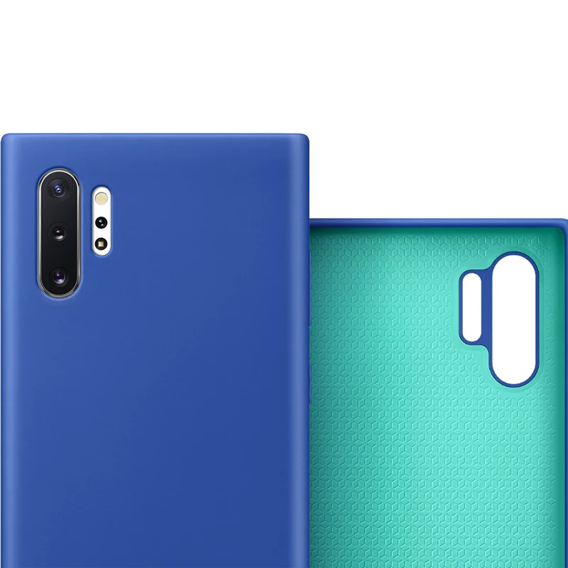 Cena Samsung oryginalny futerał silikonowy Pokrywa ochronna dla Galaxy Note 10 Note10 NoteX uwaga 10 Plus telefon komórkowy obudowy