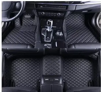 

MSUEFKD mat leather car floor mats Fit for 2007-2019 Mazda 3 5 6 MX-5 CX-3 CX-7 CX-5 CX-9 car floor mats Trunk mat