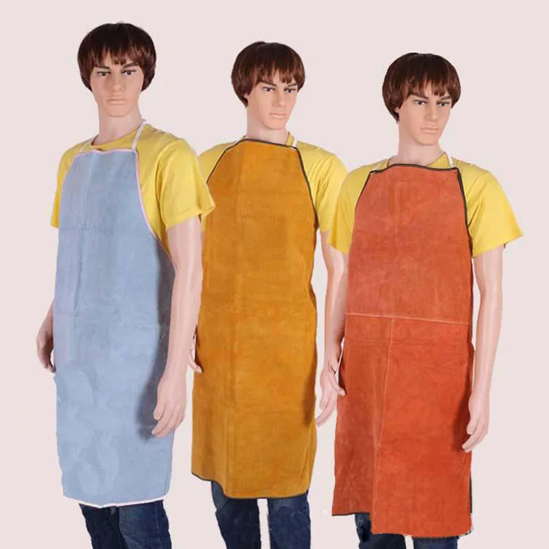 

Welding Men's Apron Safety Clothing Overalls High Temperature Protection Leather Flame Retardant Wear Repair Welding Belt DFW065