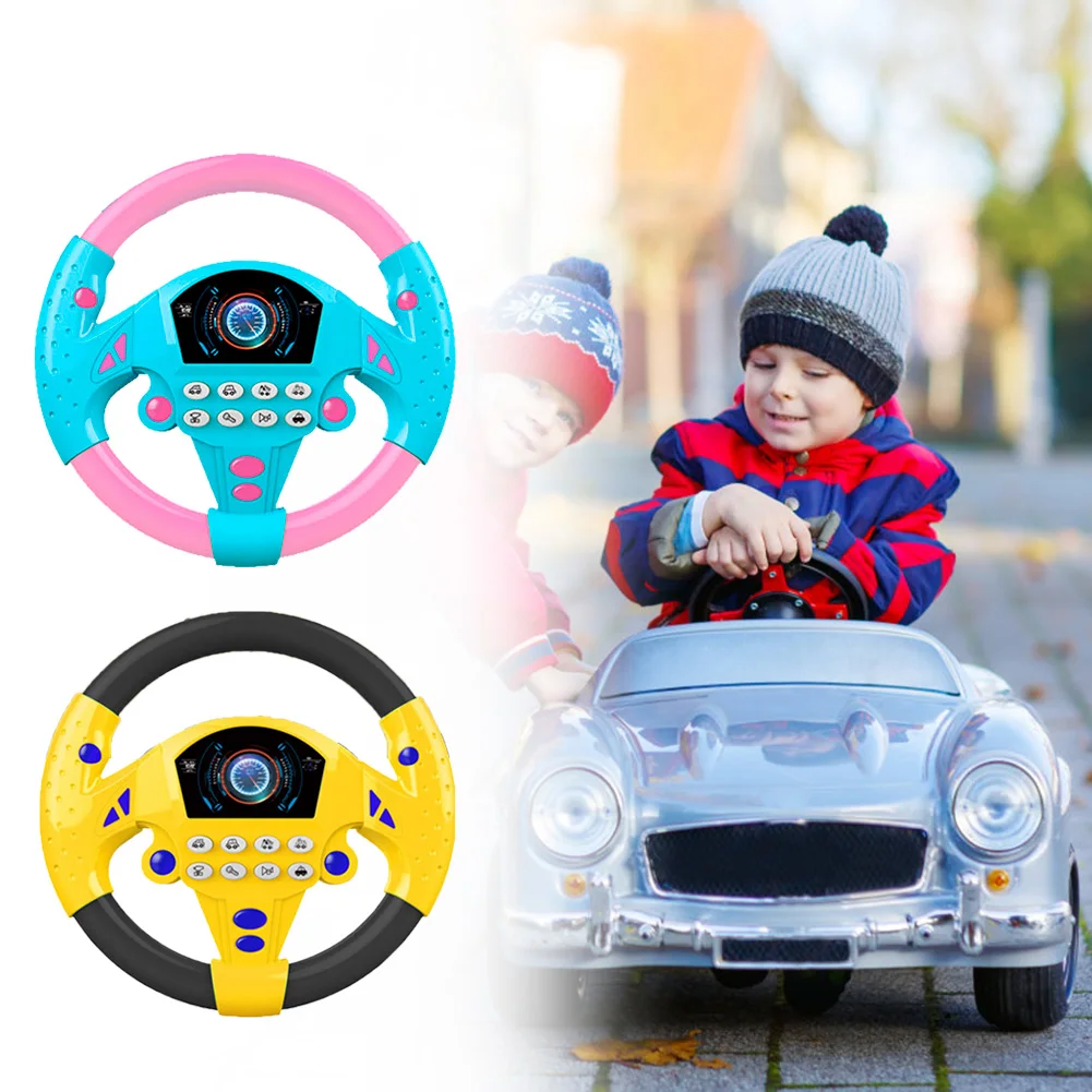 Children Music Toy Kids Simulated Small Steering Wheel Copilots Baby Puzzle Early Education Simulation Toys Gift For kids | Игрушки и