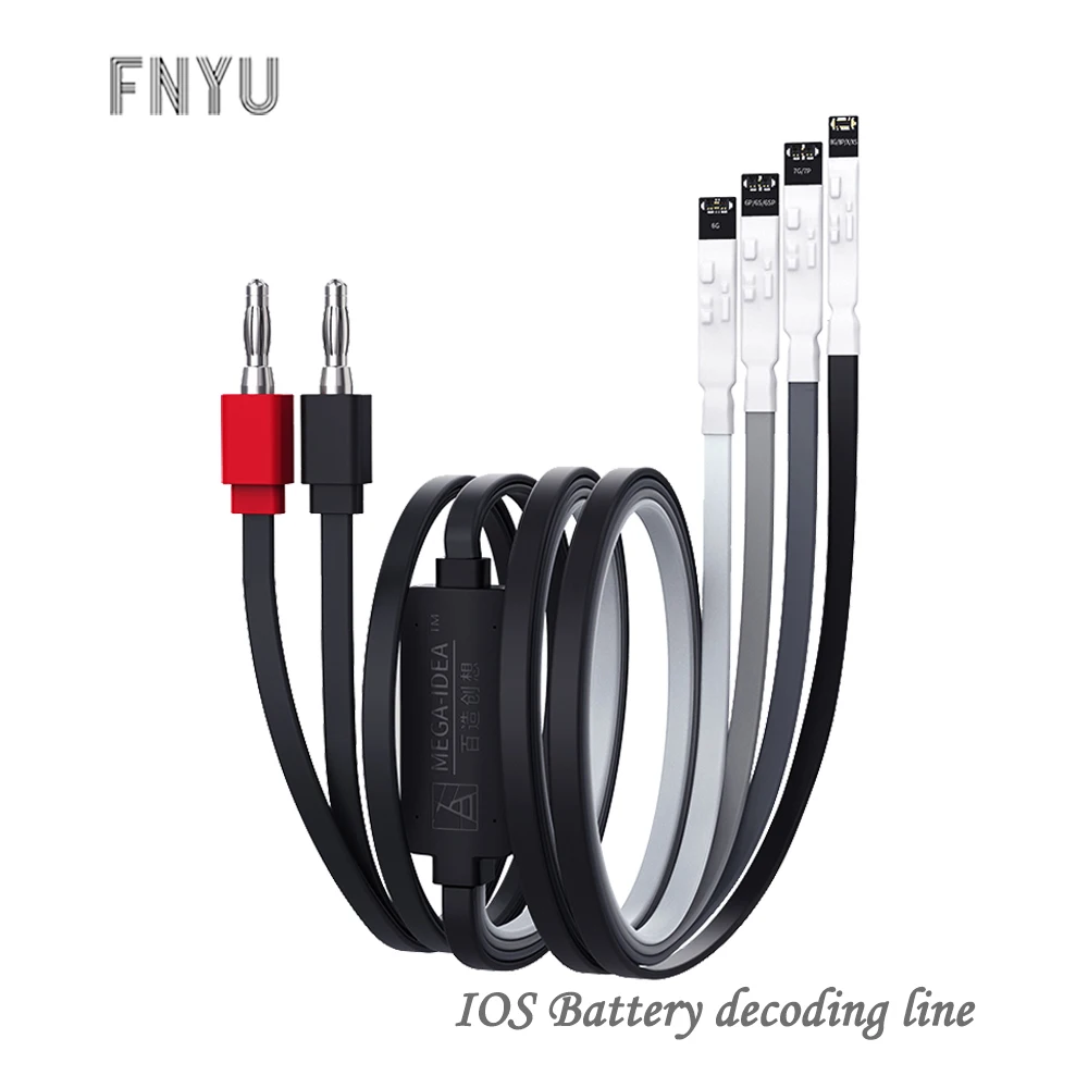 QIANLI MacDecod battery decoding line power on cable For iPhone 6 6S 6SP 6P 7G 7P 8 8P X XS Max service cable Detection line