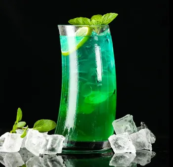 

Cute Crystal Juice Glass Bottle Whiskey Large Beer Milk Tea Bottle Latte Creative Cocktail Whiskey Wijnglazen Glass Cup BY60GB