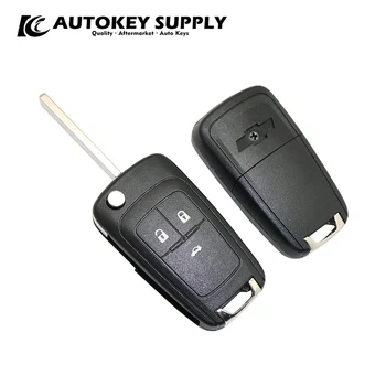 Per Chevrolet Cruze Aveo 3 pulsanti FOB Remote Key CASE lama non tagliata AKGMF104 - Per Chevrolet Cruze Aveo 3 pulsanti FOB Remote Key CASE lama non tagliata