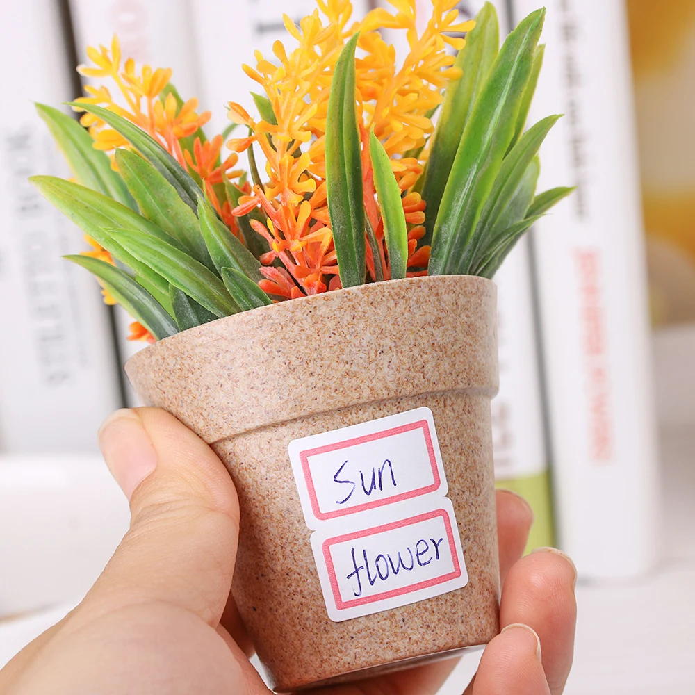 12 листов/уп белый самоклеющаяся этикетка из термочувствительной бумаги Стикеры