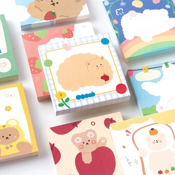 

New cute so so soft memo pad diy message note paper notepad pack retail
