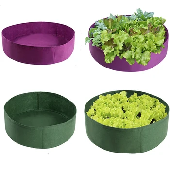 

Round Garden Grow Bag Garden Raised Plant Bed Garden Flower Planter Elevated Vegetable Box