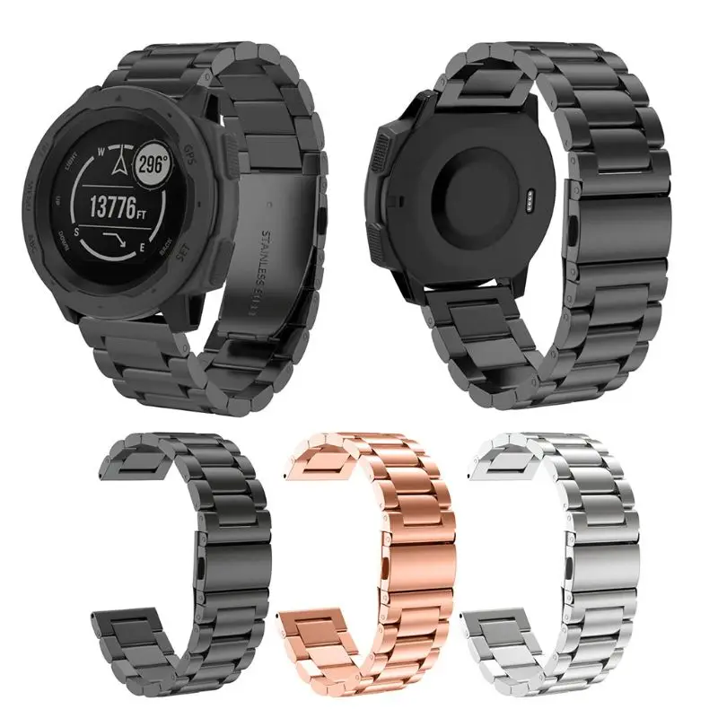 Наручный ремешок из нержавеющей стали для Garmin Fenix 6/Fenix 6 Pro комплект часов