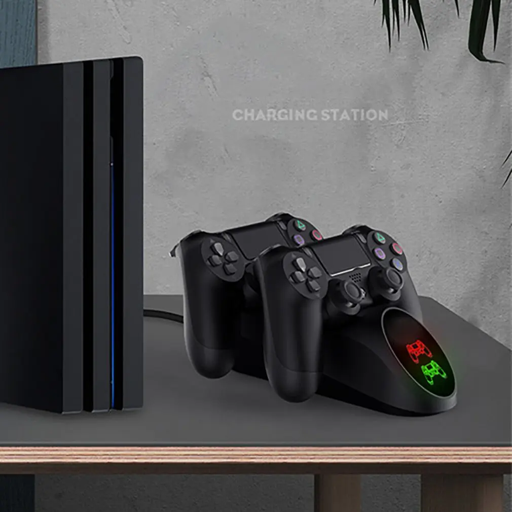 Игровой контроллер PS4 джойстик ручка USB зарядное устройство двойной USB быстрая зарядка док-станция для Playstation 4 PS4 Slim/PS4 Pro