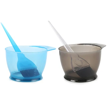 

2pcs Hair Dye Coloring Mixing Bowl Brush Comb Set Salon Tint Styling Tools