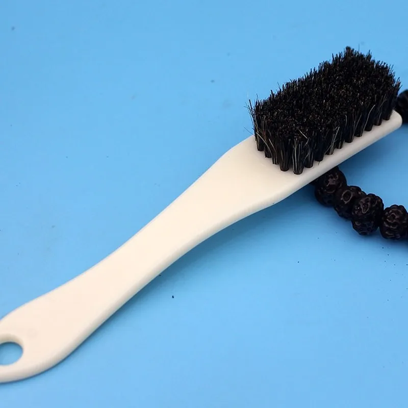 17cm Boot Brush Cleaner Shine Shoe Pig Bristles Brush With Wood Handle Household Cleaning Tools & Accessories Cleaning Brushes boot brush