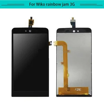 

3pcs For Wiko Rainbow Jam 3G Full LCD Display Assembly Complete with touch Screen Replacement Free Shipping