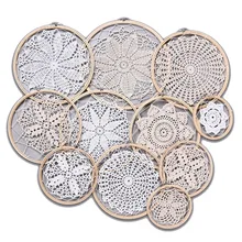 Diy Large Doily Lace Dream Catcher Set,Boho Dream Catcher,Wall Hanging,Bohemian Home Decor,Boho Bedroom Decor