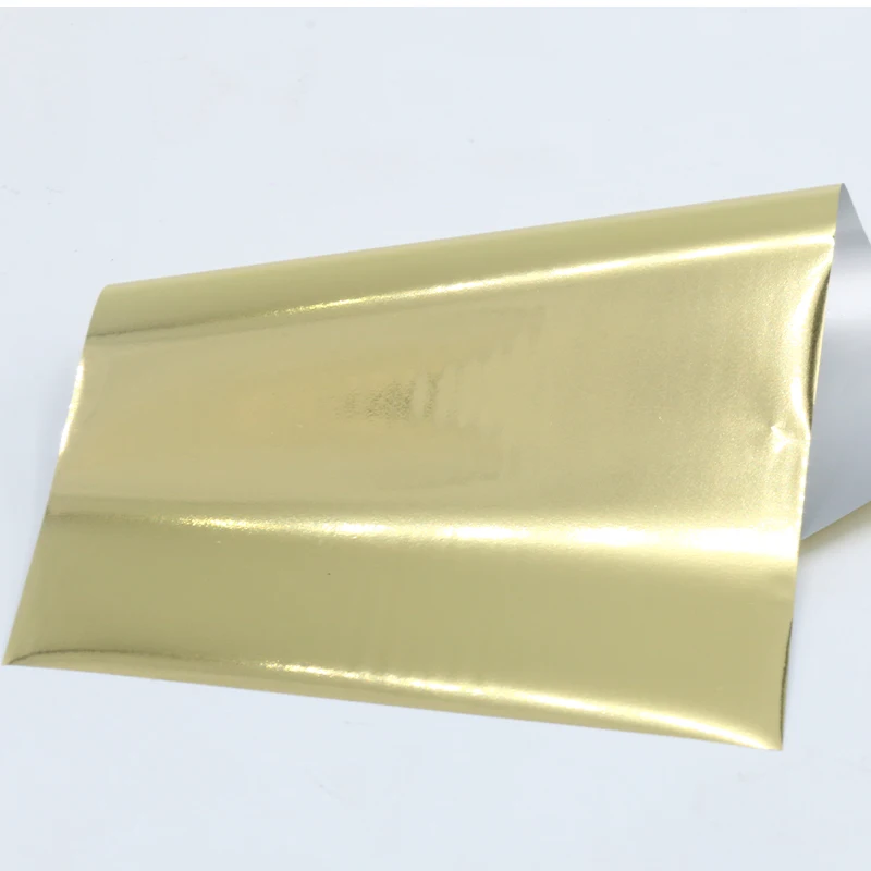 Light Gold Горячее тиснение фольгой блестящая бумага анодированный ламинатор фольги 50 шт. для живописи DIY Искусство ремесло скрапбук упаковка для рождественских подарков Бумага - Цвет: Light Gold