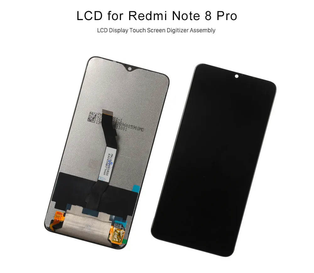 Keajor экран для Redmi Note 8 Pro 6,53 дюймов ЖК-экран протестированный AAA ЖК-дисплей+ сенсорный экран Замена для Redmi Note 8 6,3 дюймов