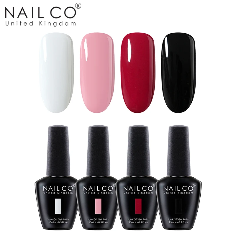 NAILCO 4 шт./компл. Гель-лак УФ светодиодный лак для ногтей горячая краска Гель-лак для ногтей набор все для маникюра Полупостоянный лак Vernis - Цвет: ZH03