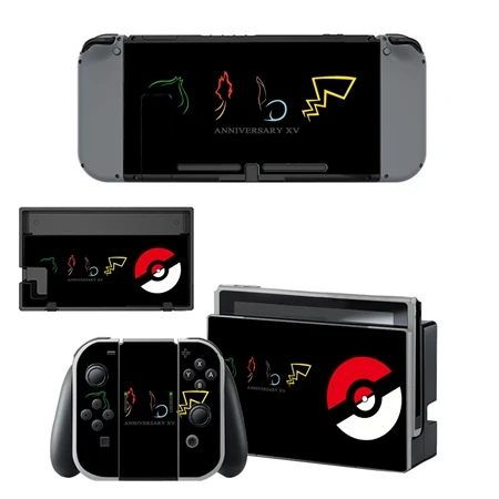 YSNS0323 Мультяшная наклейка с кожицей для Nintendo Switch NS консоль и контроллер игра наклейка виниловая наклейка защитная для Nintendo doswitch - Цвет: YSNS0323