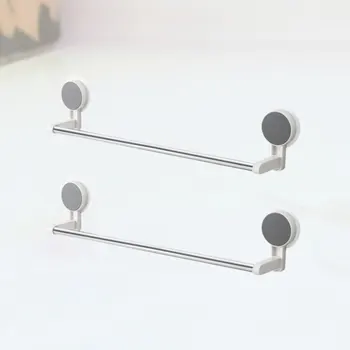 

2pcs Towel Pole Suction Cup Durable Practical Pot Cover Shelf Towel Rod Towel Rack Towel Hanger for Home Kitchen Bathroom