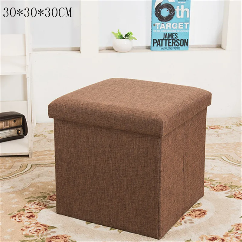 Coffee 25/47L многофункциональная коробка для хранения диван удобное кресло диван табуреты Пуфики(пуф для хранения Poef скамеечка для ног 6 цветов мебель - Цвет: Coffee