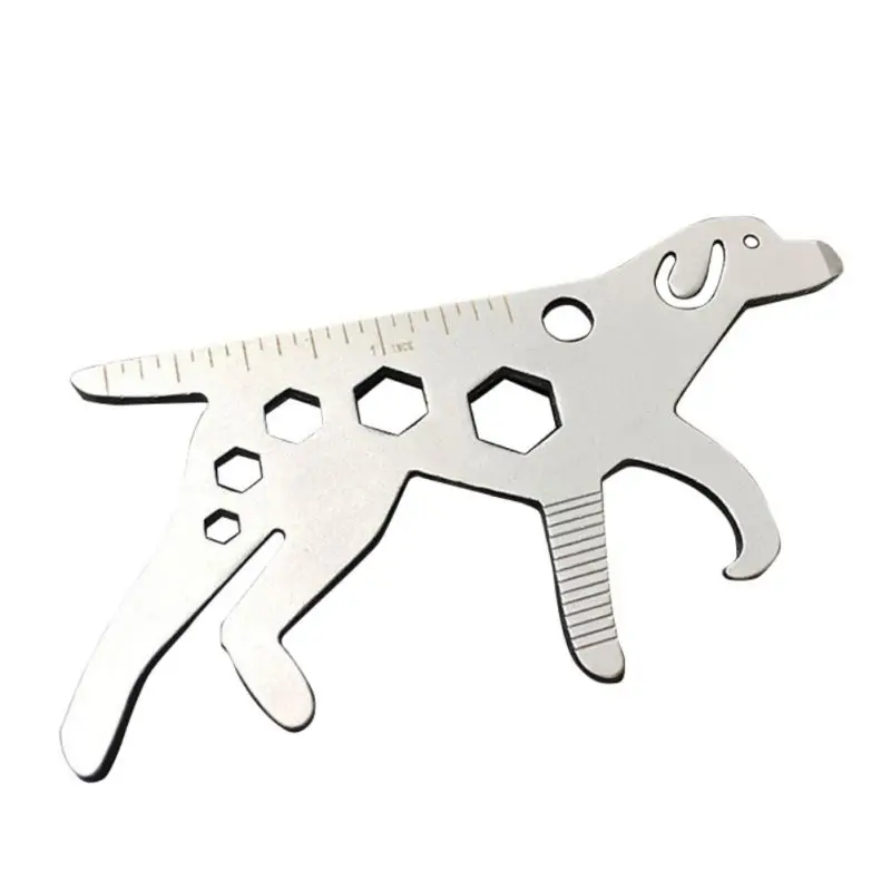 

EDC Multi-tool Card Rescue EDC Tools Portable Bottle Opener Spanner Screwdriver Cycling Camping Survival Keychain Tool //