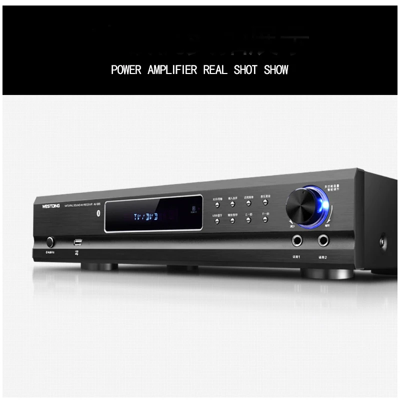 Kaolanhon 220 В AV-985 650 Вт 5,1 канал 4,0 Bluetooth усилитель домашний кинотеатр аудио высокой мощности домашний жар Ktv усилитель караоке