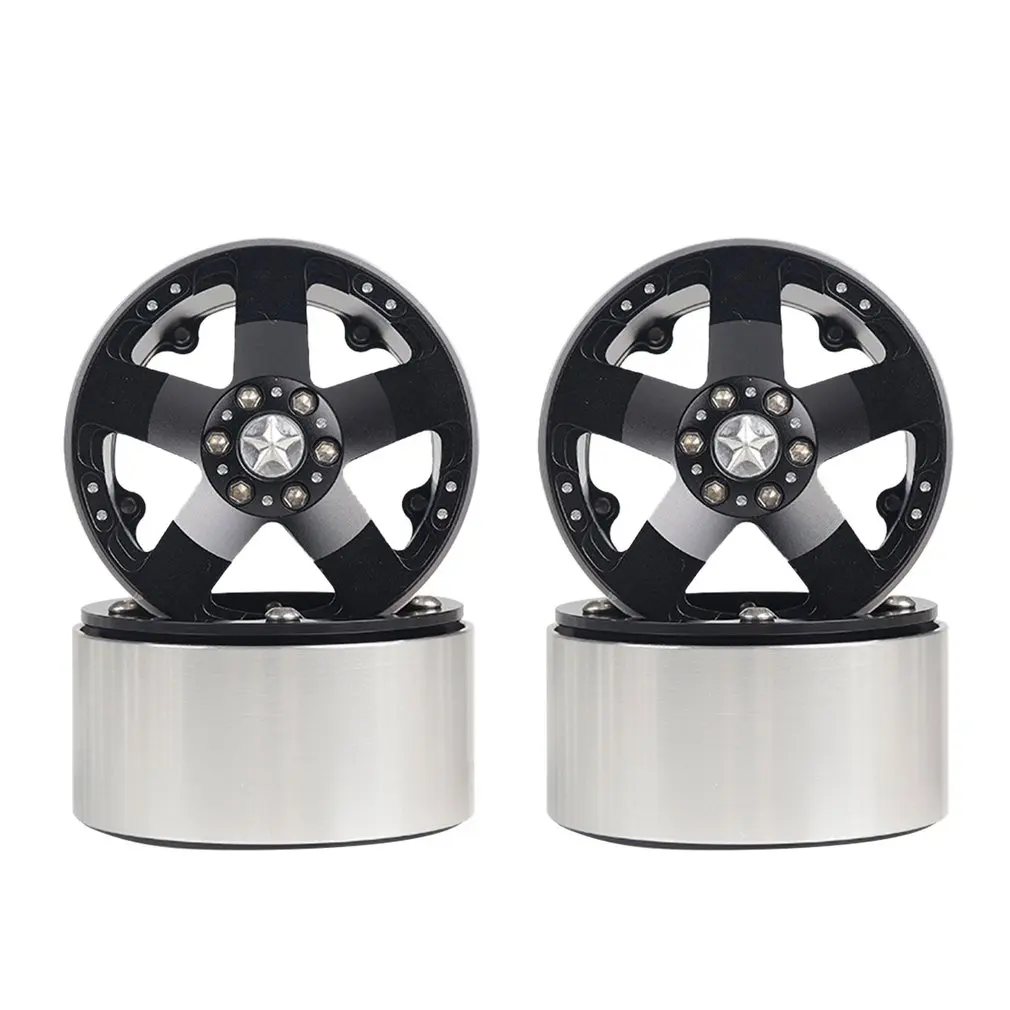 2 дюймовые RC 1:10 Rock Crawler диски из сплава для Axial SCX10 Wraith 90018 Beadlock колеса Hub S351|Детали и