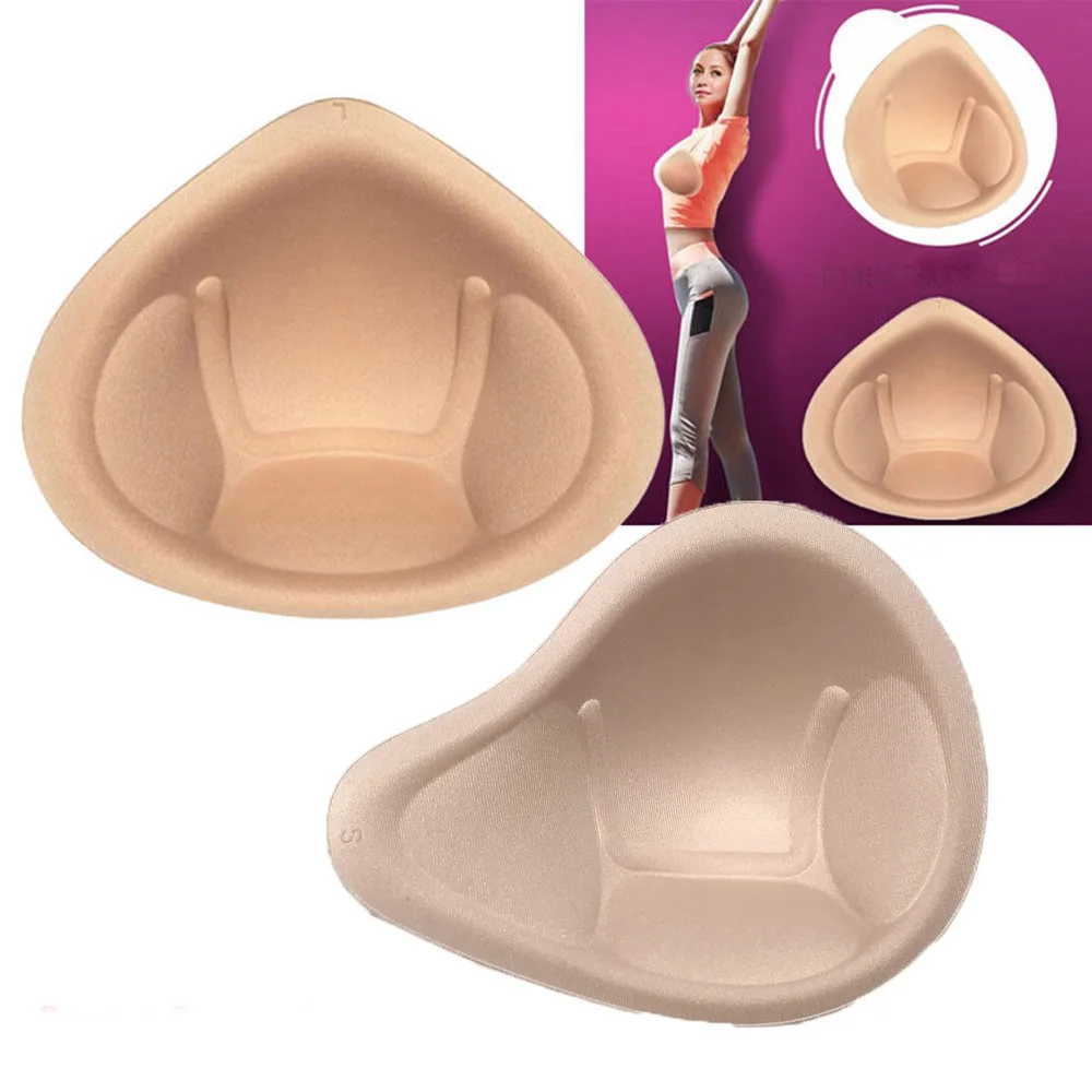

2019 Intimates Accessories Insert Push Up Bra Pads Adjustable Enhancer Triangle Inserts Chest Cups Breast Bra Sponge Pad