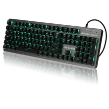 ArealerGaming макро клавиатура анти-ореолы Полностью программируемый Roarer 104 клавиши RGB синие переключатели Механическая светодиодная подсветка(China)