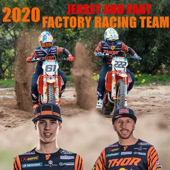 

2020 Factory Racing Team Motocross Jersey And Pant Top ATV BMX Moto Gear Set ATV Jersey Set Motorcycle Clothing MX Combo