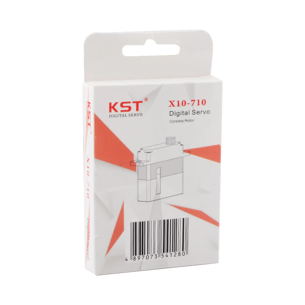 KST X10-710 7,5 кг 0.10sec HV тонкий сервопривод для радиоуправляемой модели вертолета самолета