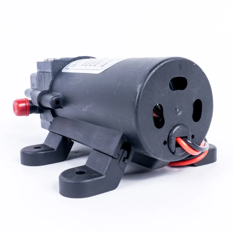 Очень прочный DC 12V 130PSI 5L/Min водяной мембранный самовсасывающий насос высокого давления 80W