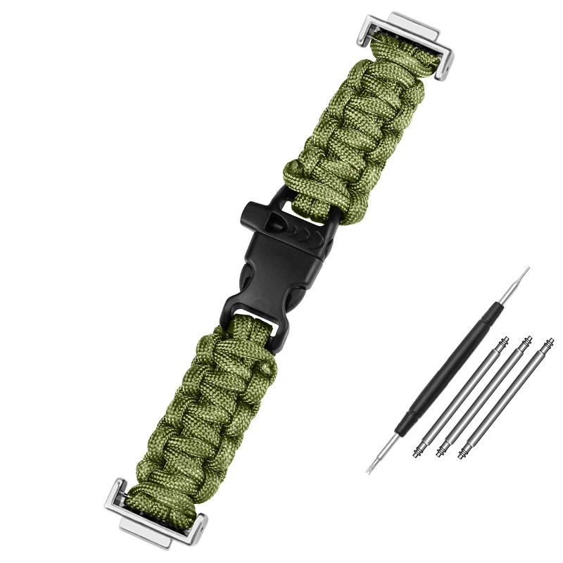 Cinturino Orologio In Tela Nylon Per Casio G-Shock – Stile Militare – Larghezze Da 16 A 22 Mm