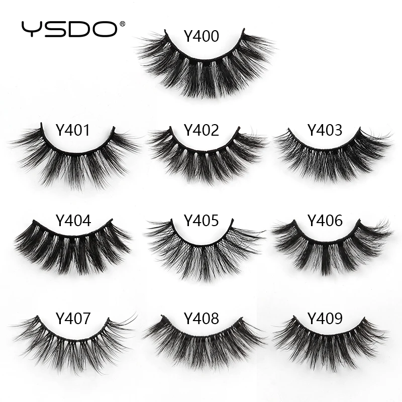 Mink False Eyelashes Natural 3D Reusable Lashes Makeup