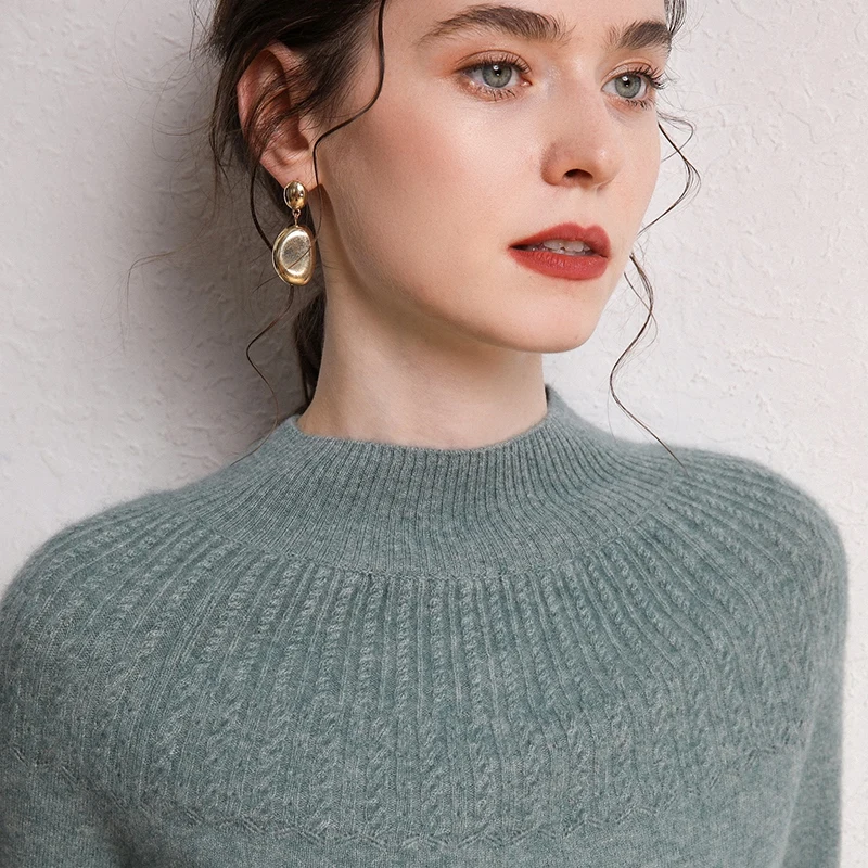 Women Sweaters 100% Cashmere Pullovers Winter New