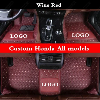 

Custom Car Floor Mats for Honda Civic 2015 2016 2017 2018 2019 2020 All Weather Best Leather Cars Foot Mat Auto Rugs Carpet Pads