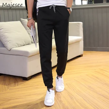 

Pants Men Plus Size Printed Simple All-match trendy Harem Pant Mens Korean Style Soft Leisure Loose High Quality Trousers Chic