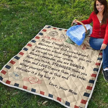 

Message Letter Pattern Blanket 3D Digital Print Blanket Quilt for Home Bed Sofa Air Conditioning Room LXY9