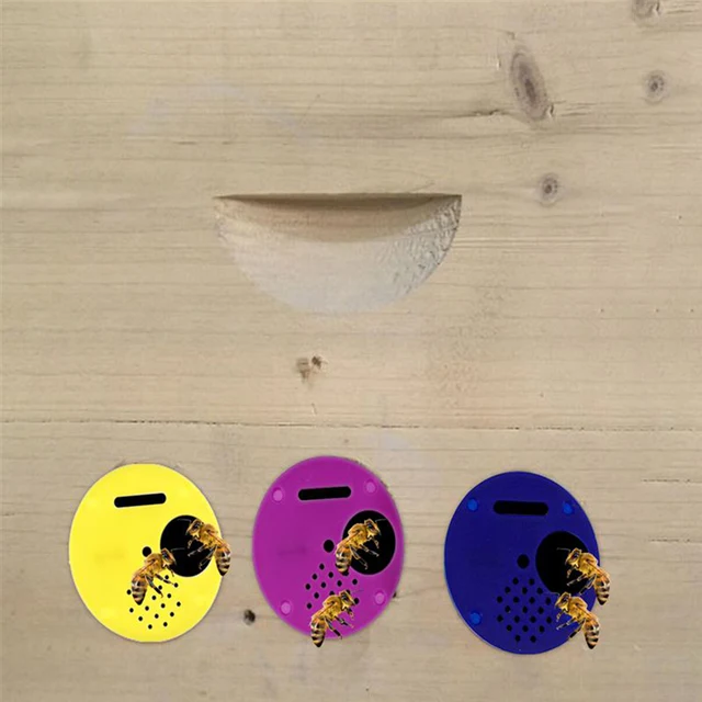 10 db Beehive Kerek Egy Méh Kilépés Hive Műanyag Ajtó Szellőztető Szellőztetés Kapu Méhészeti Fészek Szerszámok Felszerelések Készletek - Image 3