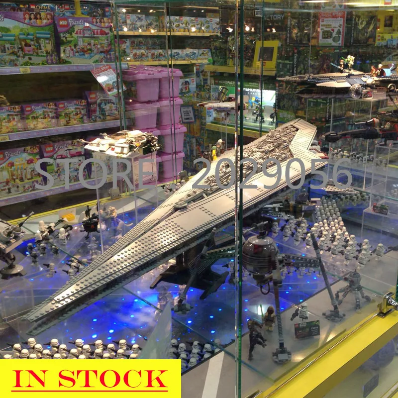 Baratos 05028 en existencia el súper destructor de estrellas serie Star Movie Wars 3125 bloques de construcción modelo Uds compatibles 10221 juguetes para niños