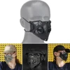 KN90 Type Anti-droplet Germs Dust Women Mask 6-layer Filtration Face Masks with Breathing Valve Tactical Paintball Gaz Mask Men