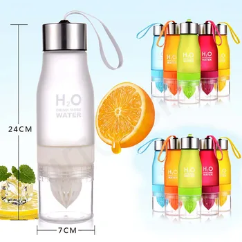 

My Sport Plastic Infuser Water Bottle Gourde Lemon Kitchen Items Drinkware Herbalife Nutrition Milk H2o Gym Fruit lemon Bottles