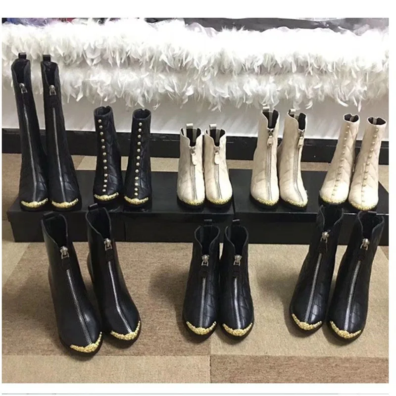 

Luxury Brand Woman Comfortable Shoes for Girls Genuine Leather Ladies Cowboy Western Martin Chelsea High Quality Boots