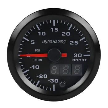 

Dyno Racing 2 Inch 52mm Digital Pointer 7 Color LED Car Turbo Boost Meter PSI Pressure Gauge