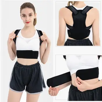 

Adjustable Back Posture Corrector Shoulder Back Spine Support Brace Belt Shoulder Lumbar Correction Bandage for Adult Child