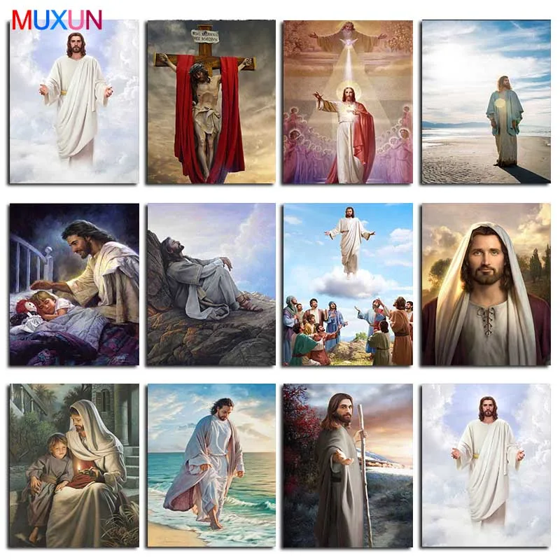 5d Diy Diamond Painting Religious Christian Jesus Diamond Embroidery