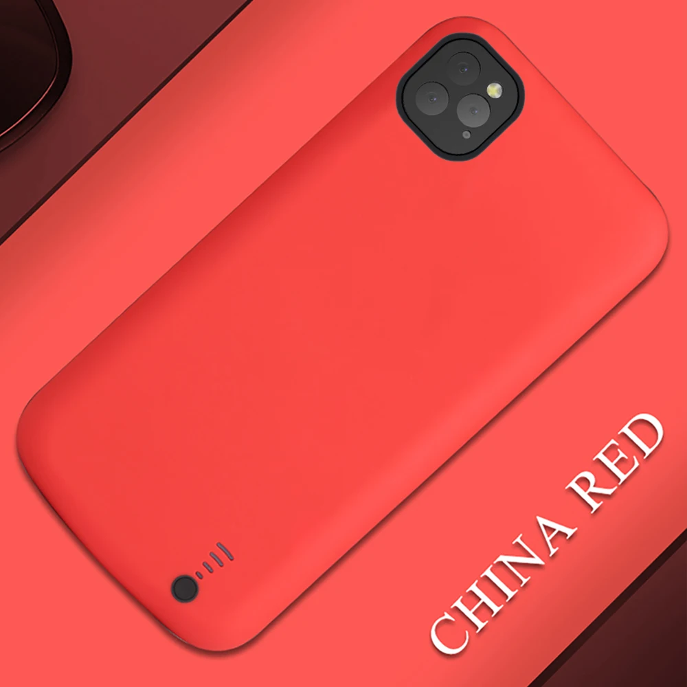 Чехол для аккумулятора для iphone 11 Pro Max 6000mah тонкий внешний чехол для зарядного устройства iphone 11