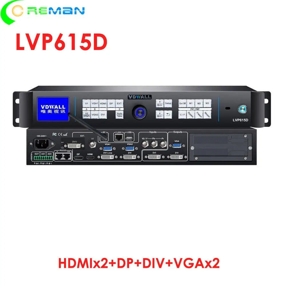 SDI DVI DP HDMI USB интерфейс светодиодный видео процессор для ali express Прокат светодиодный дисплей Высокое качество матрица ТВ led экран